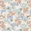 Blank Quilting Ocean Oasis Shells and Starfish Light Blue