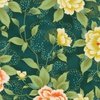 Robert Kaufman Fabrics Imperial Collection Honoka Floral Teal