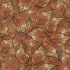 P&B Textiles Origins Allover Leaves Brown