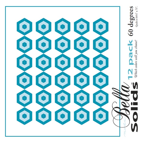 60 Degrees - Moda 12 Pack Fat Quarter Free Pattern 60 Degrees - Moda 12 Pack Fat Quarter Free Pattern