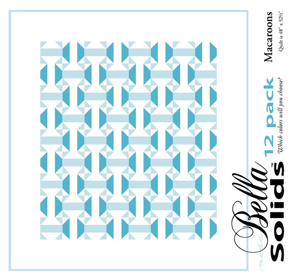 Macaroons - Moda 12 Pack Fat Quarter Free Pattern Macaroons - Moda 12 Pack Fat Quarter Free Pattern