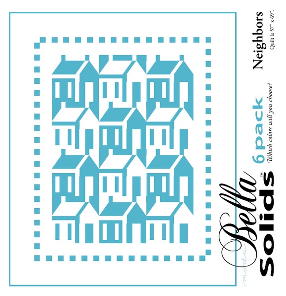 Neighbors - Moda 12 Pack Fat Quarter Free Pattern Neighbors - Moda 12 Pack Fat Quarter Free Pattern
