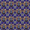 QT Fabrics Mystic Owls Feather Medallion Purple