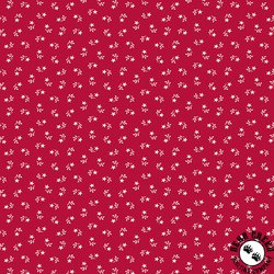 Andover Fabrics Salute Star Bud Red