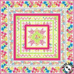 Bloom True Pink Free Quilt Pattern