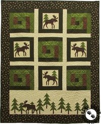 Moose on the Loose - Moose in the Cabin Free Pattern by Benartex Moose on the Loose - Moose in the Cabin Free Pattern by Benartex