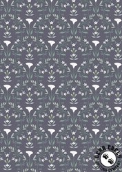 Lewis and Irene Fabrics The Water Gardens Serenity Charcoal