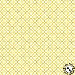 Benartex Wildflower Honey Dot Diamond Yellow/White