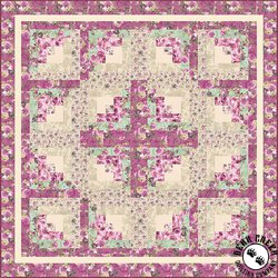 Meredith Floral Cabins Free Quilt Pattern
