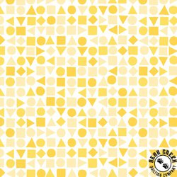 Maywood Studio Playtime Flannel Shapes Yellow