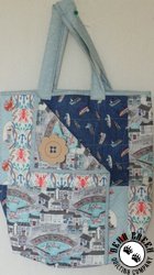 Harbour Side Free Beach Bag Pattern by Lewis and Irene Fabrics