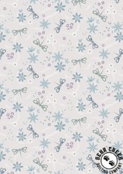 Lewis and Irene Fabrics The Water Gardens Dragonfly Gala Pale Truffle