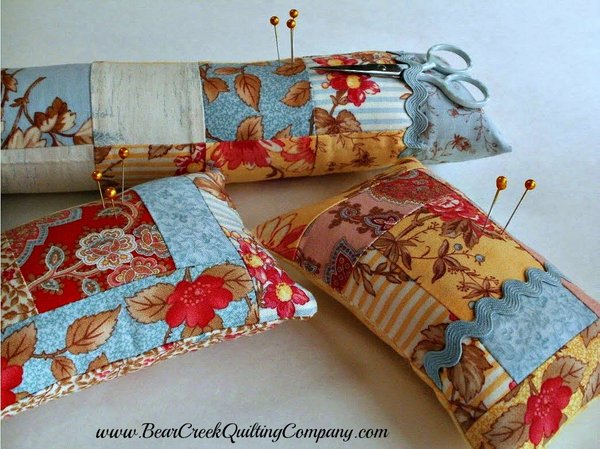 Scrappy Pincushion Tutorial Scrappy Pincushion Tutorial