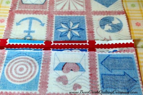 Airmail Envelope Quilt Tutorial