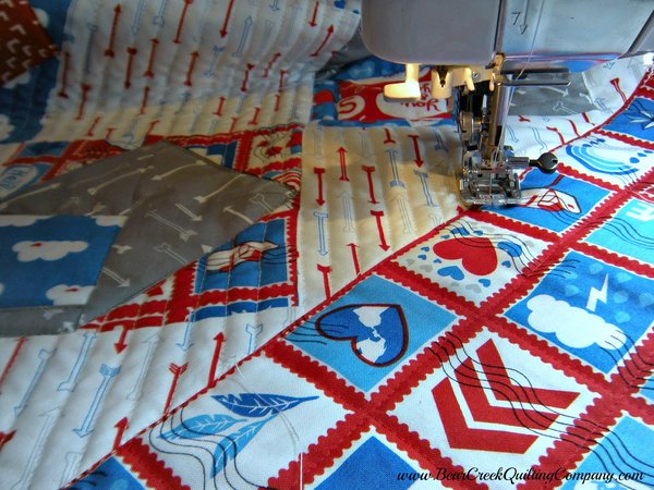 Airmail Envelope Quilt Tutorial