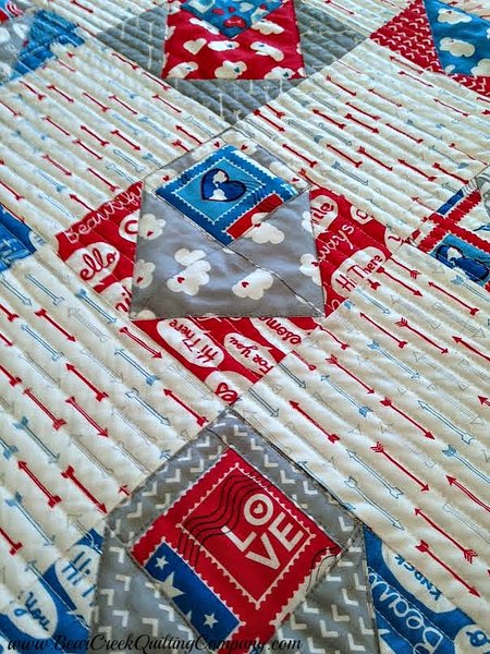 Airmail Envelope Quilt Tutorial Airmail Envelope Quilt Tutorial