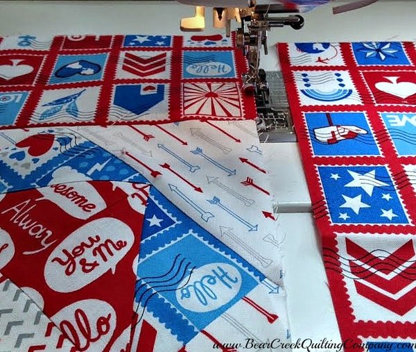 Airmail Envelope Quilt Tutorial Airmail Envelope Quilt Tutorial