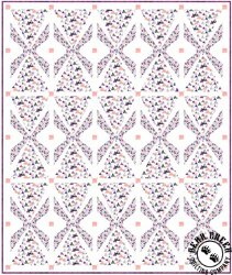 Gemstones Pink Triangles Free Quilt Pattern