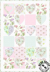 Afternoon In The Attic - Hearts and Flowers Free Quilt Pattern