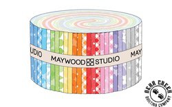 Playtime Flannel Strip Roll by Maywood Studio
