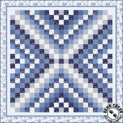 English Garden Blue Cluster Free Quilt Pattern