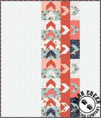 Happy Thoughts - Chevron Arrows Free Quilt Pattern by Camelot Fabrics